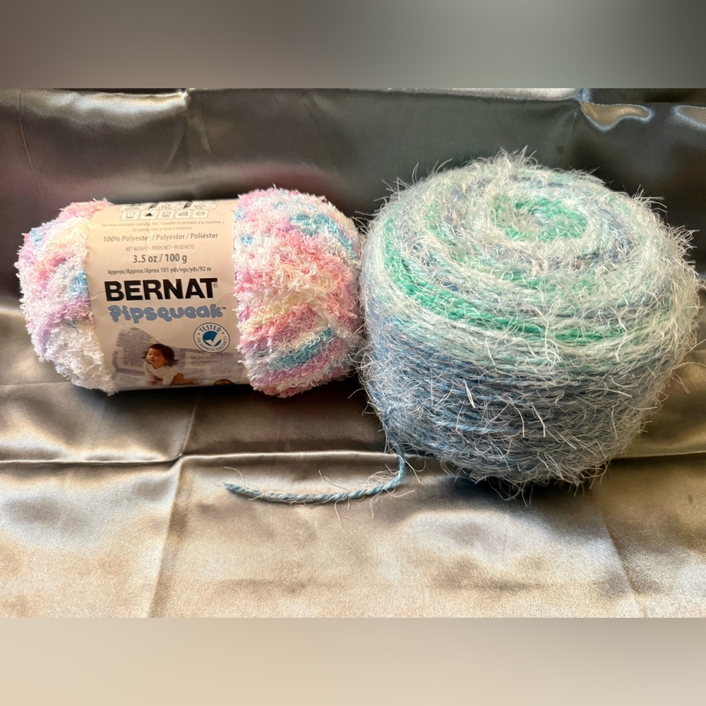 Cozy, Fluffy Yarn Pair: Bernat Pipsqueak & Mystery Cake! 🧶